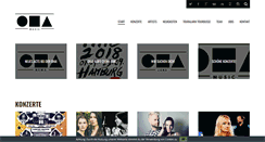Desktop Screenshot of oha-music.com