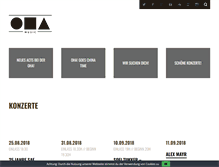 Tablet Screenshot of oha-music.com